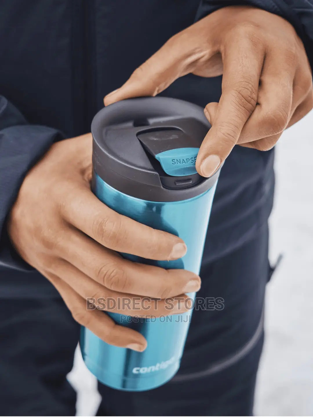 Contigo Huron BISCAY BAY Travel Snapseal Stainless Steel Mug