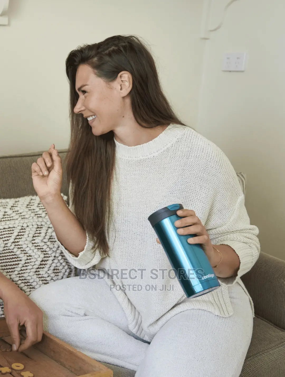 Contigo Huron BISCAY BAY Travel Snapseal Stainless Steel Mug