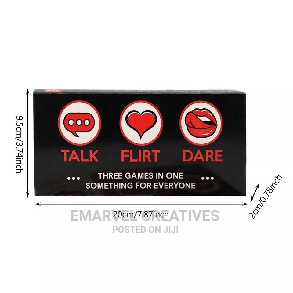 Talk or Flirt or Dare Cards Best Card Game