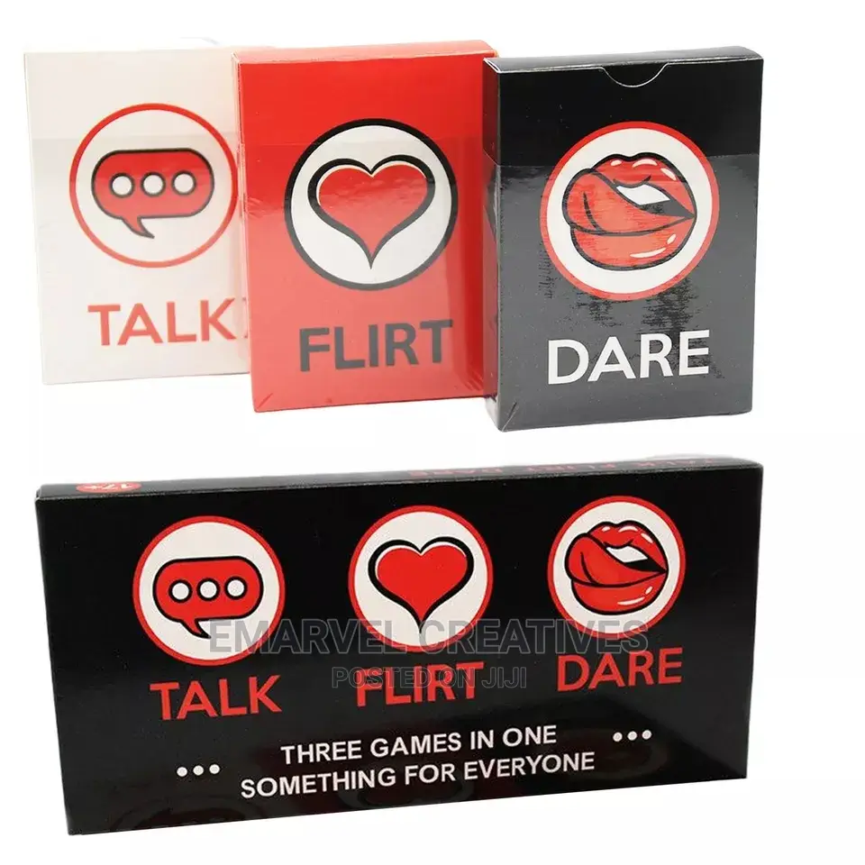 Talk or Flirt or Dare Cards Best Card Game