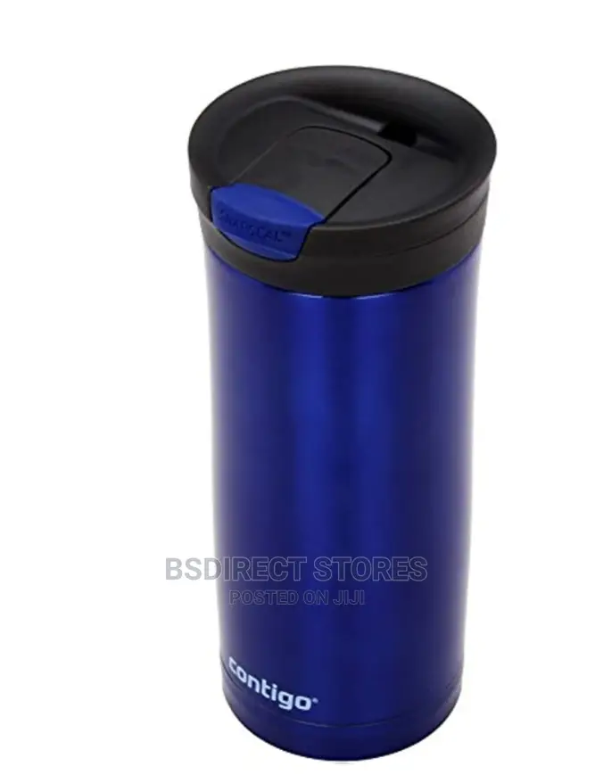Contigo Huron DEEP BLUE Travel Snapseal Stainless Steel Mug