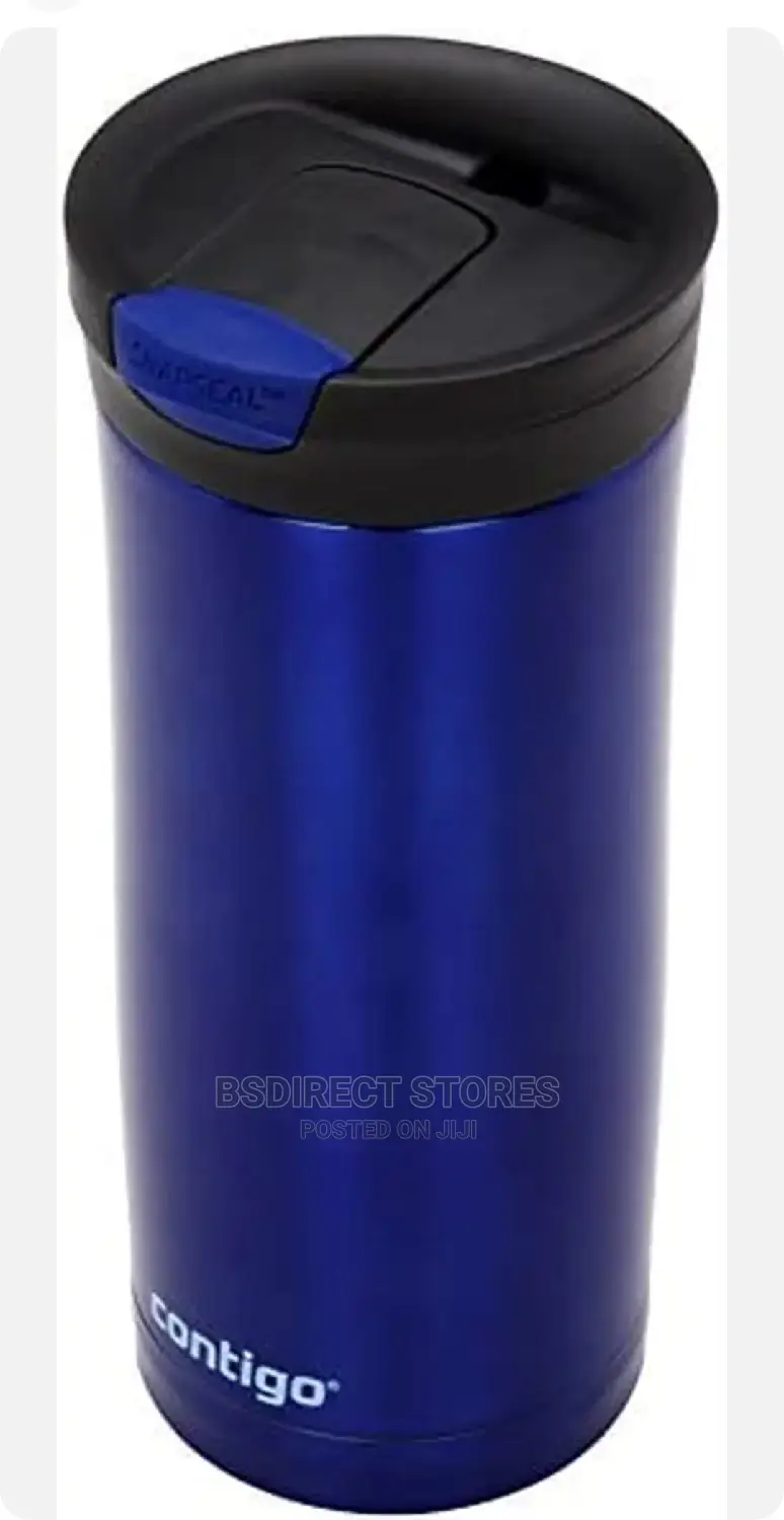 Contigo Huron DEEP BLUE Travel Snapseal Stainless Steel Mug