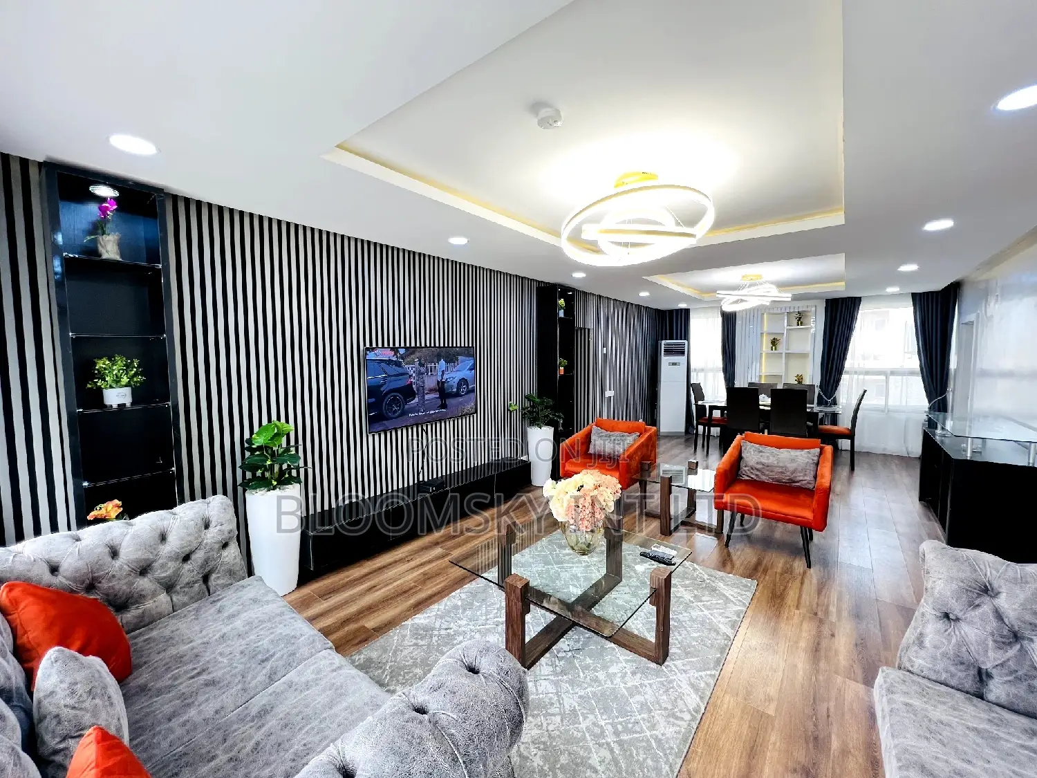 Sharp 3 Bedroom Serviced Overlooking Ikoyi Club