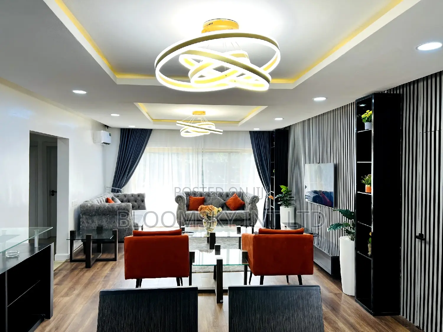 Sharp 3 Bedroom Serviced Overlooking Ikoyi Club