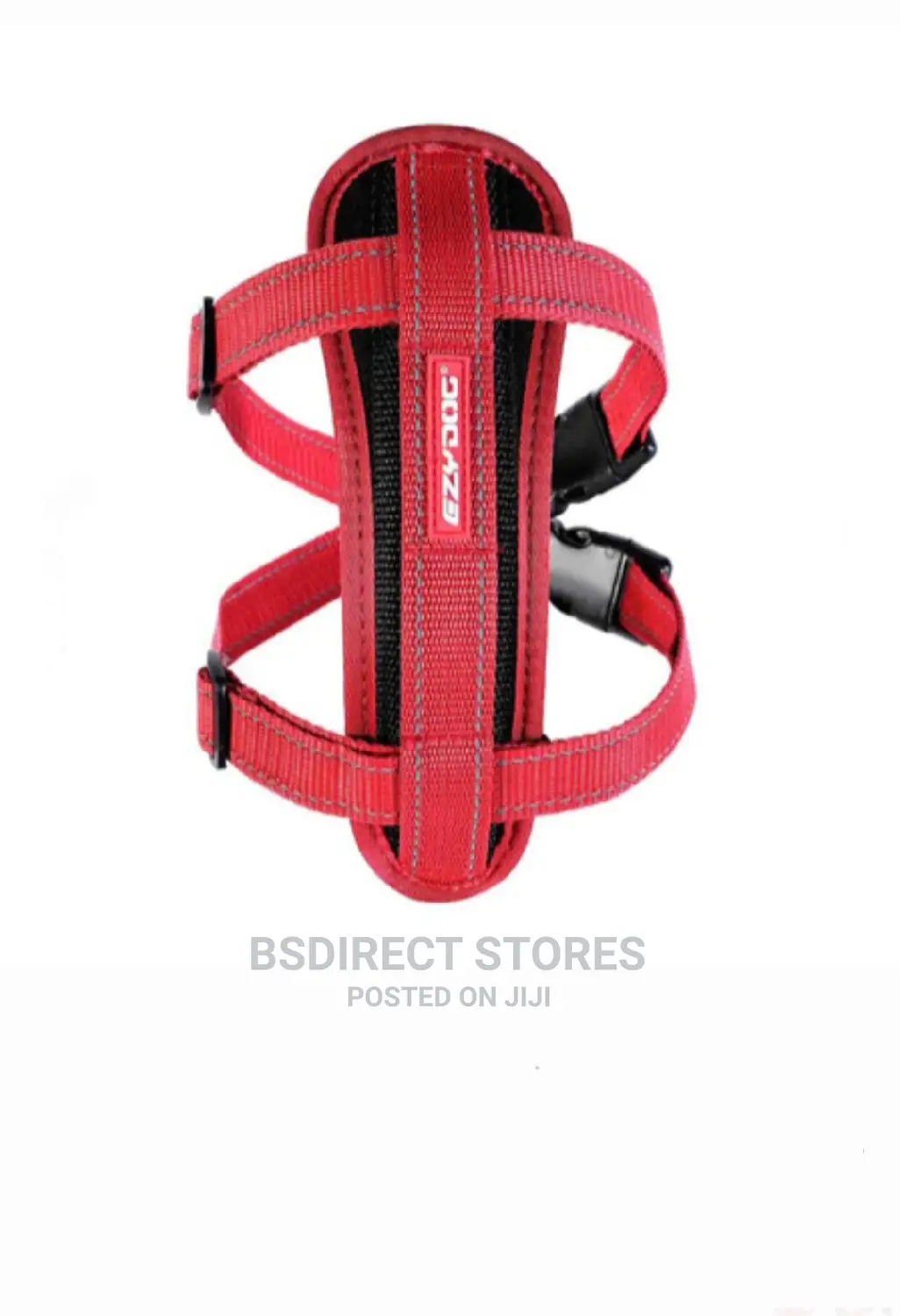 Ezydog RED EXTRA LARGE Chest Plate Harness + Car Restraint