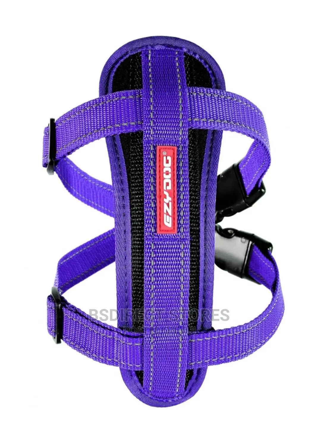 Ezydog PURPLE EXTRA LARGE Chestplate Harness + Car Restraint