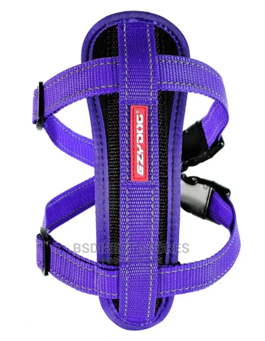Ezydog PURPLE EXTRA SMALL Chestplate Harness + Car Restraint