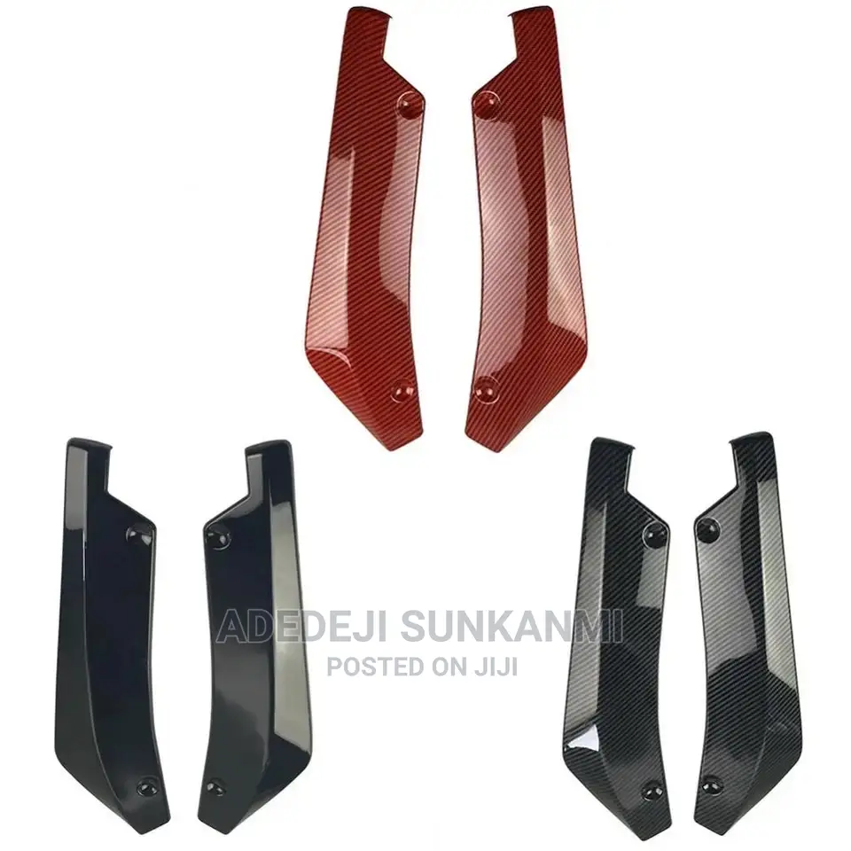 2pcs Universal Car Rear Bumper Lip Spoiler Diffuser Splitter