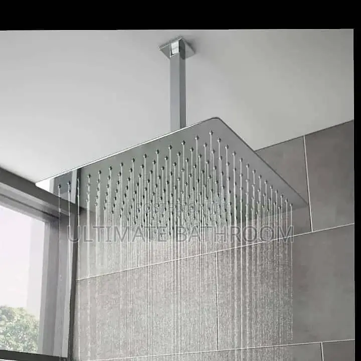 16" Shower Rose With Roof Pole