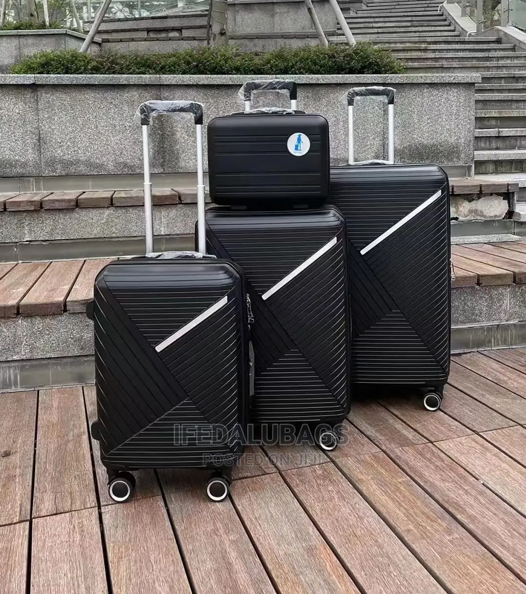 Set of High Quality Unbreakable Expandable Plastic Luggage