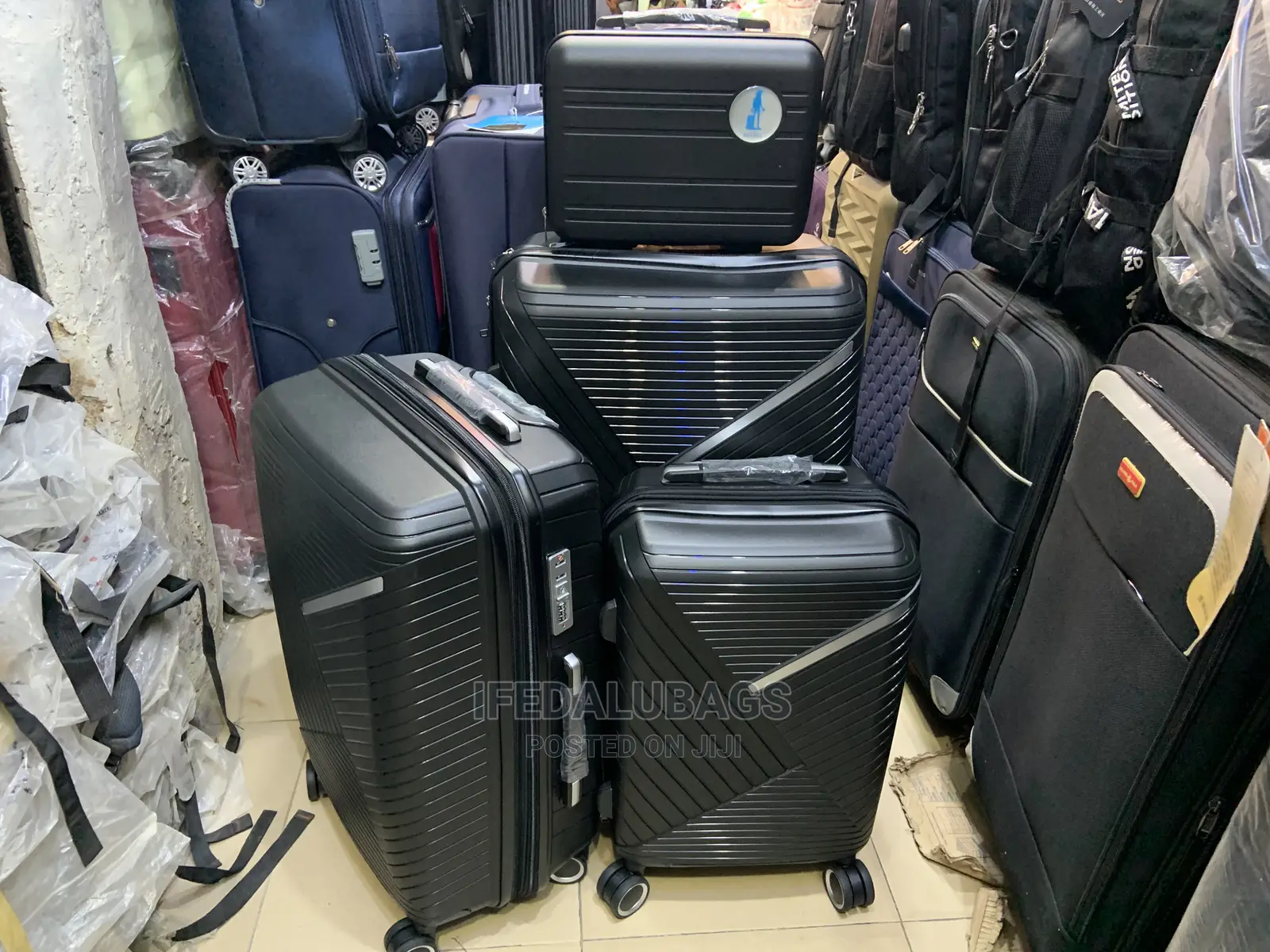 Set of High Quality Unbreakable Expandable Plastic Luggage