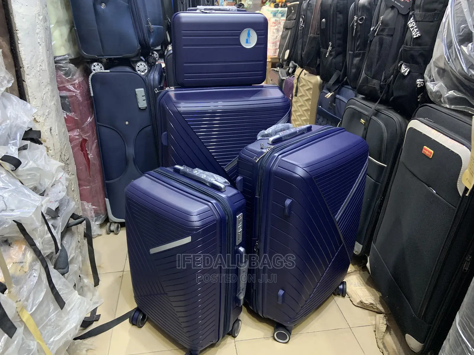 Set of High Quality Unbreakable Expandable Plastic Luggage