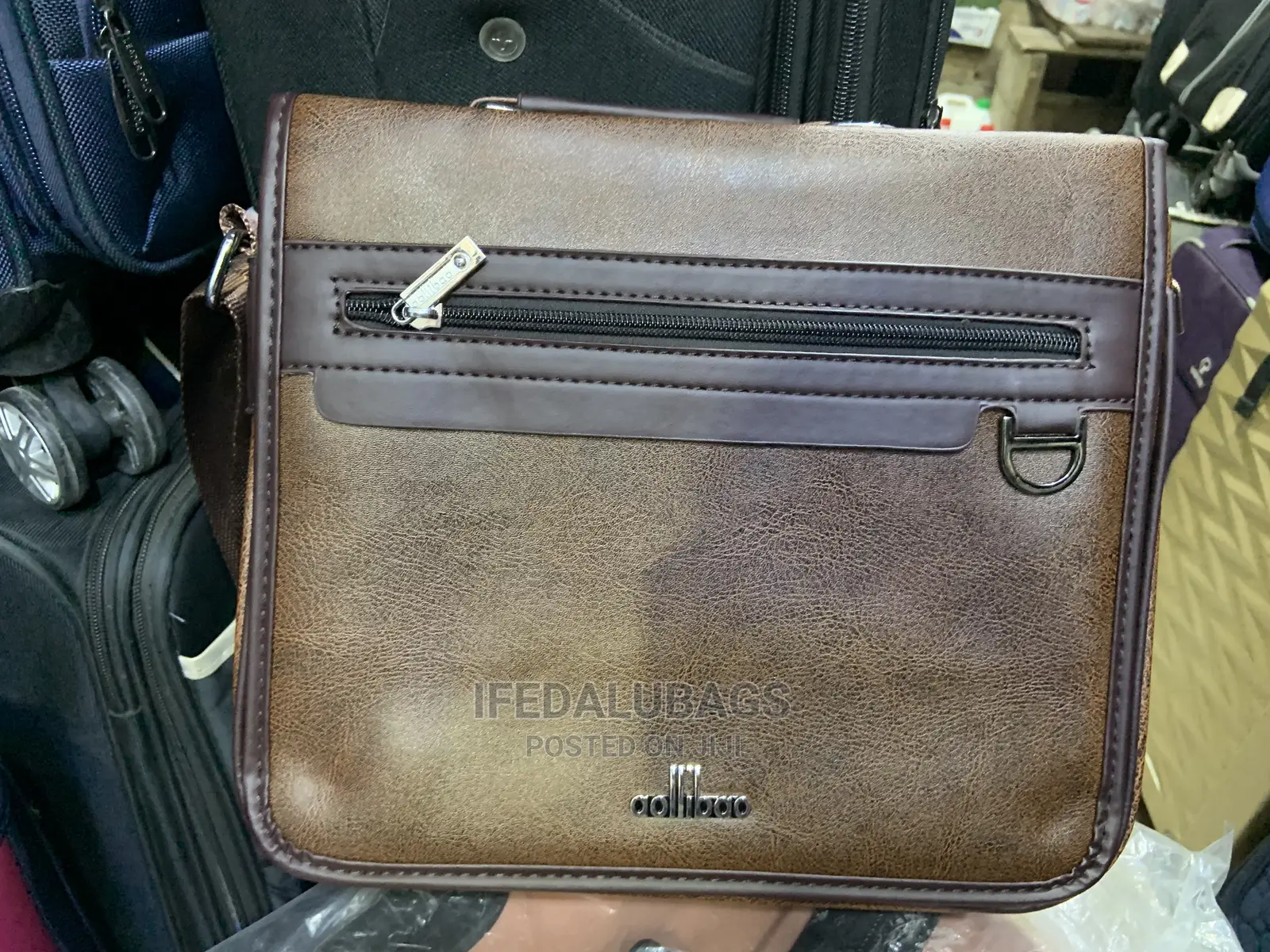 Small Medium Leather Side Bag