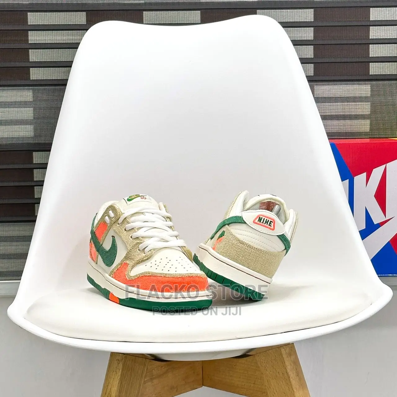 Jarritos X Nike Sb Dunk Low Safety Orange Malachite Sneakers