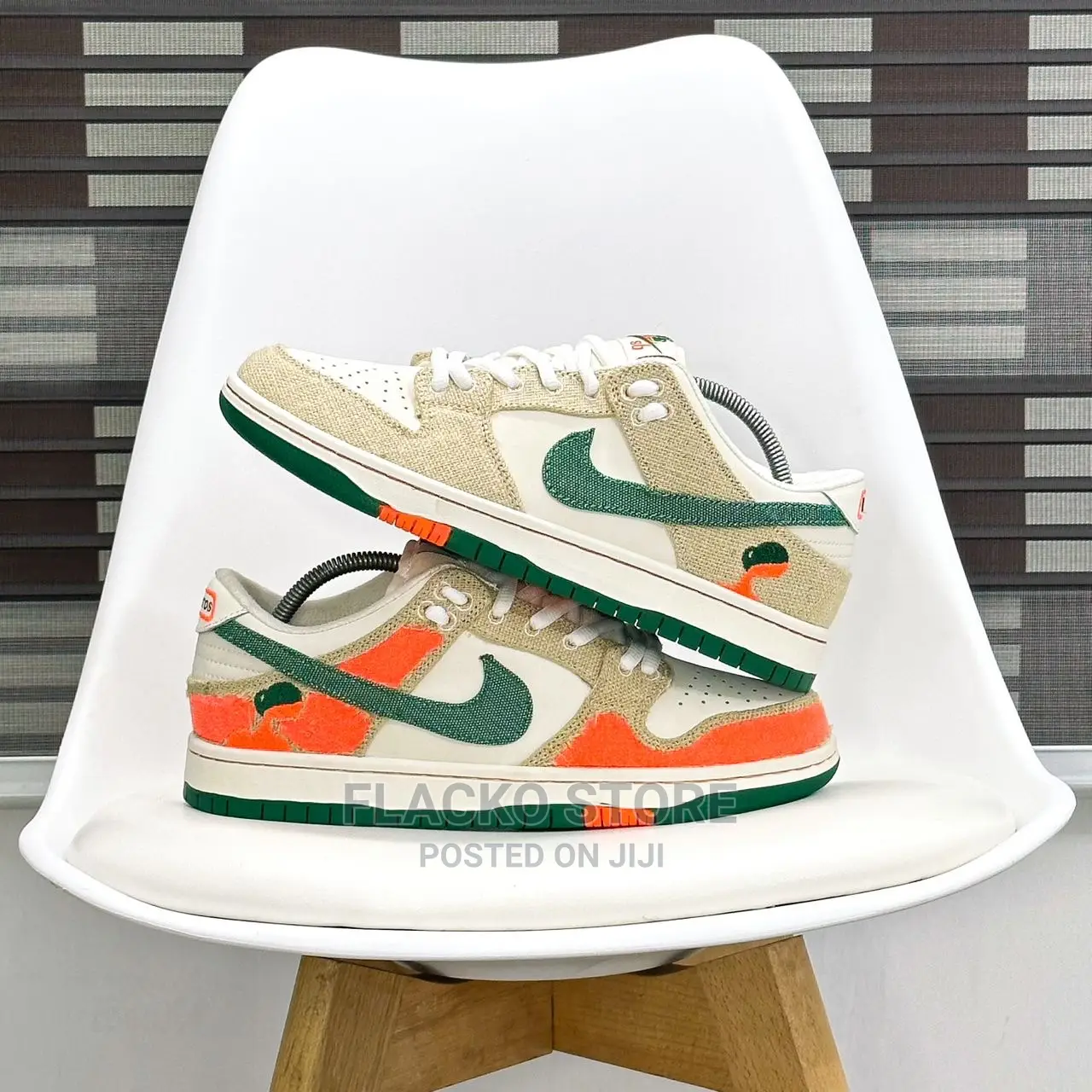 Jarritos X Nike Sb Dunk Low Safety Orange Malachite Sneakers