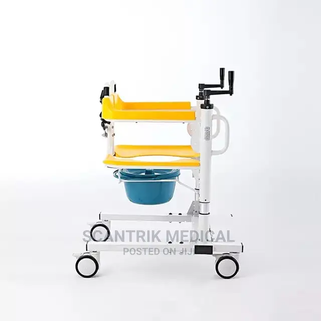 Portable Manual Patients Transfer Lift Chair With Wheels