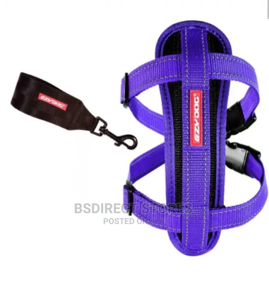 Ezydog MEDIUM PURPLE Chestplate Harness + Car Seat Restraint