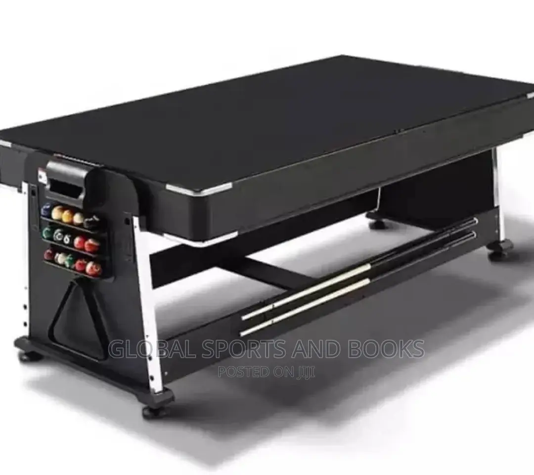 4 in 1 Snooker Board, Table Tennis,Air Hockey Flat Board