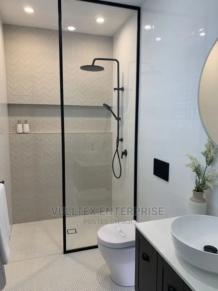 Fix Glass Partition Shower Cubicle