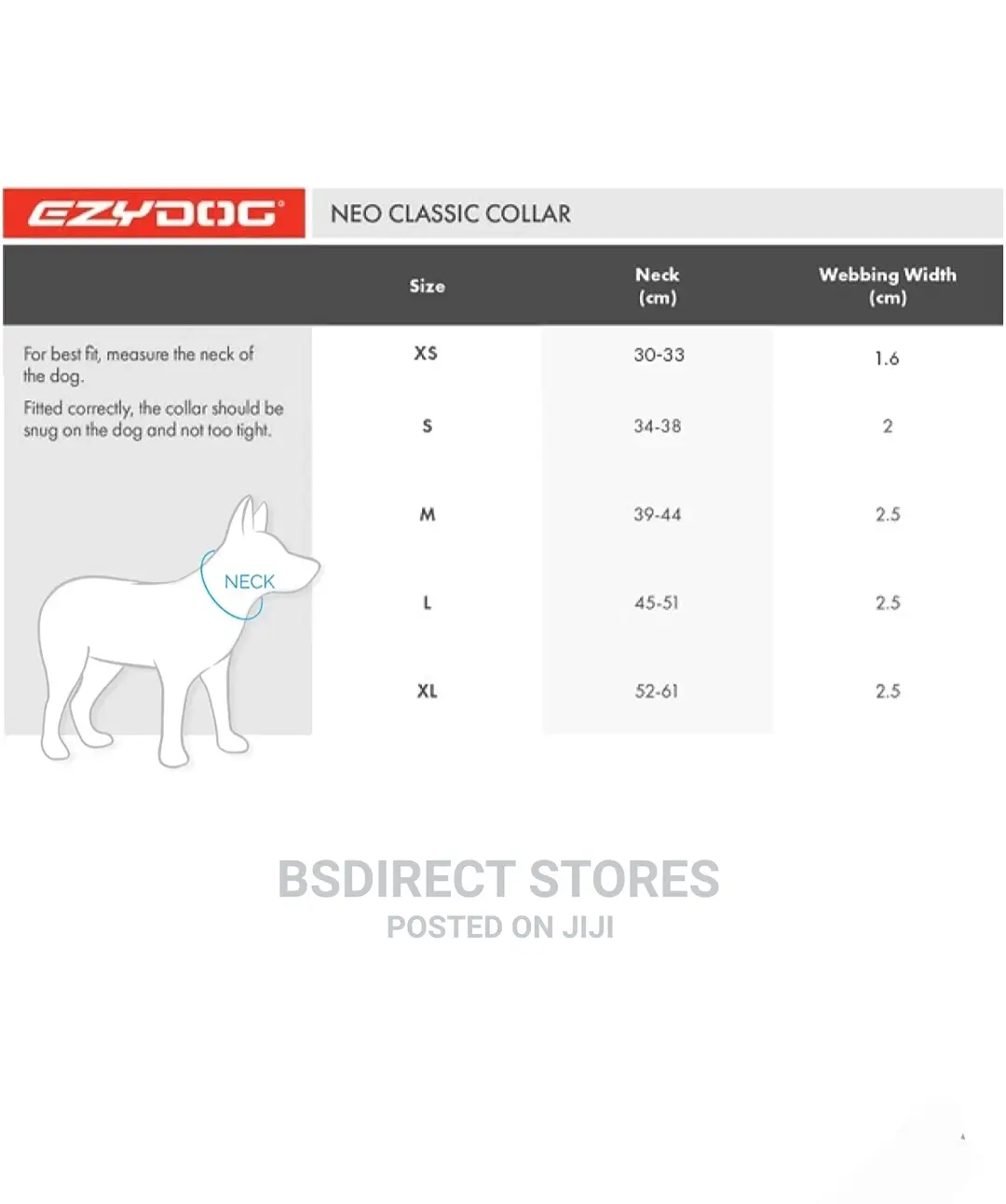 Ezydog XL PURPLE Neo Classic Collar Strong Reflective