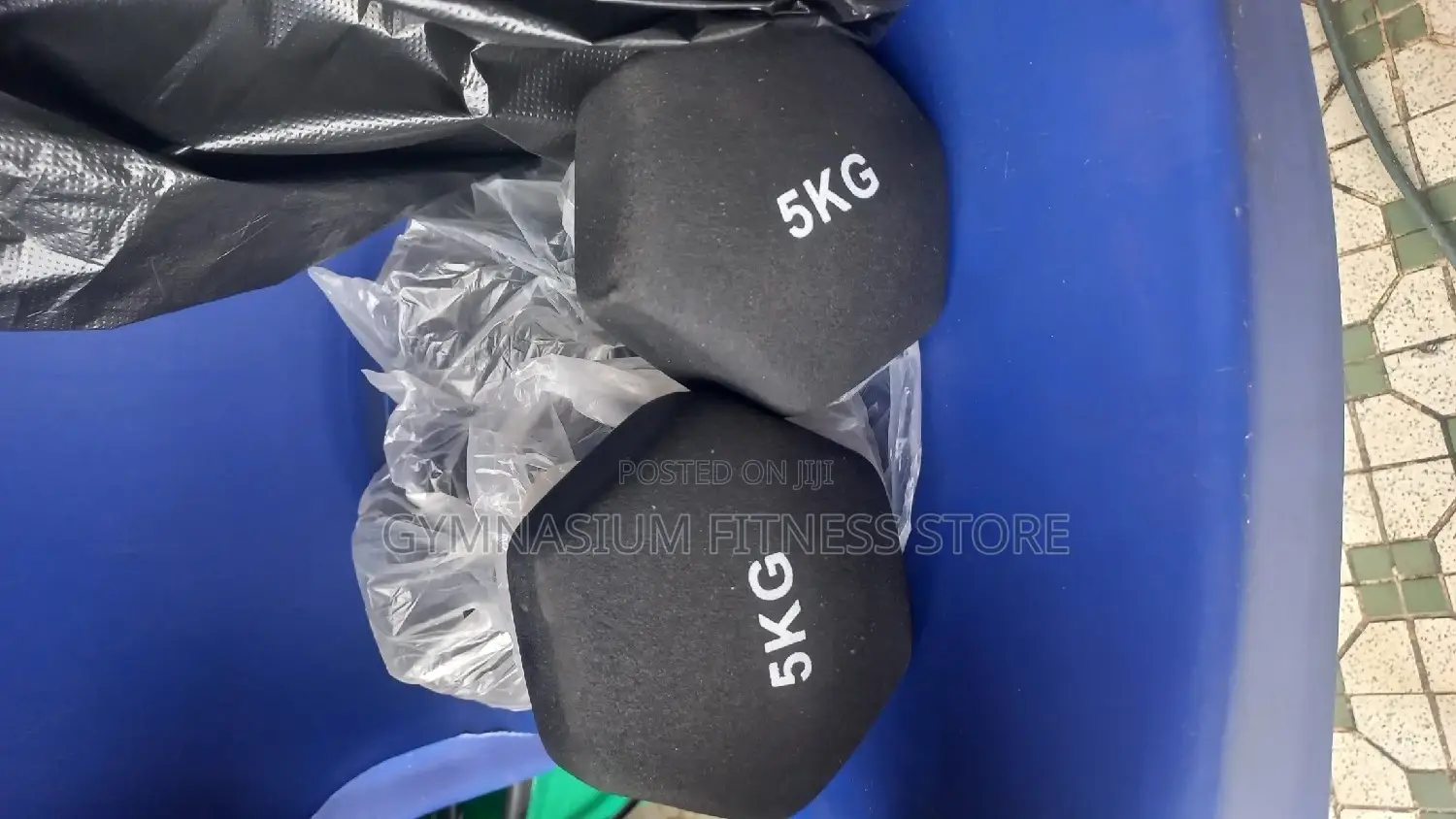 Pair Of 5kg Aerobic Black