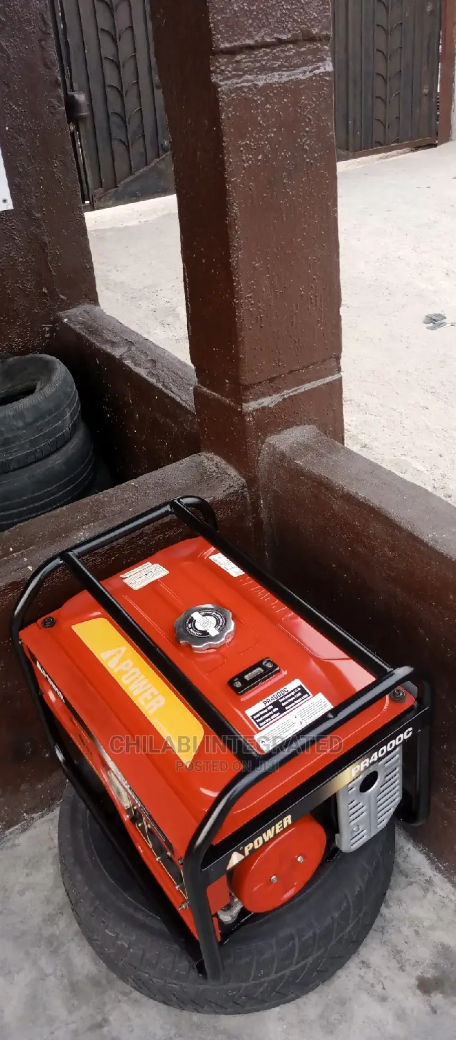2 Weeks Old Almost New 3KVA IPOWER PR4000C Copper Generator