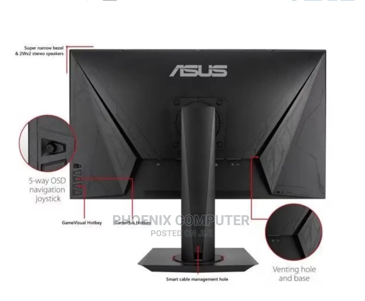 ASUS VG278Q 27" Full HD 1920 X 1080 144hz 1ms Flicker-Free