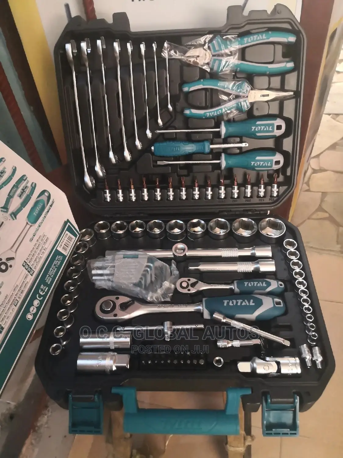 Complete Set Of Tools Box Total All Spanners