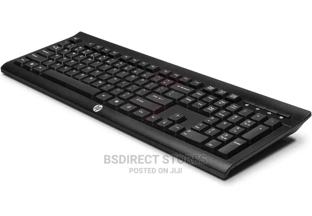 HP Black USB Wireless Keyboard (UK Keyboard Layout)
