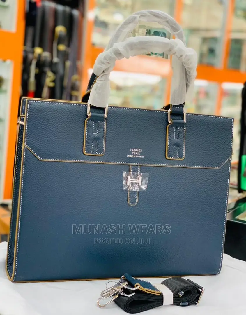 Luxury Hermes Leather Bag
