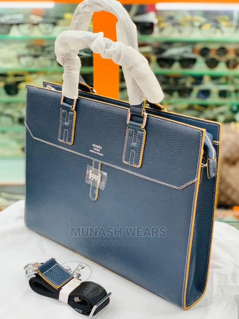 Luxury Hermes Leather Bag