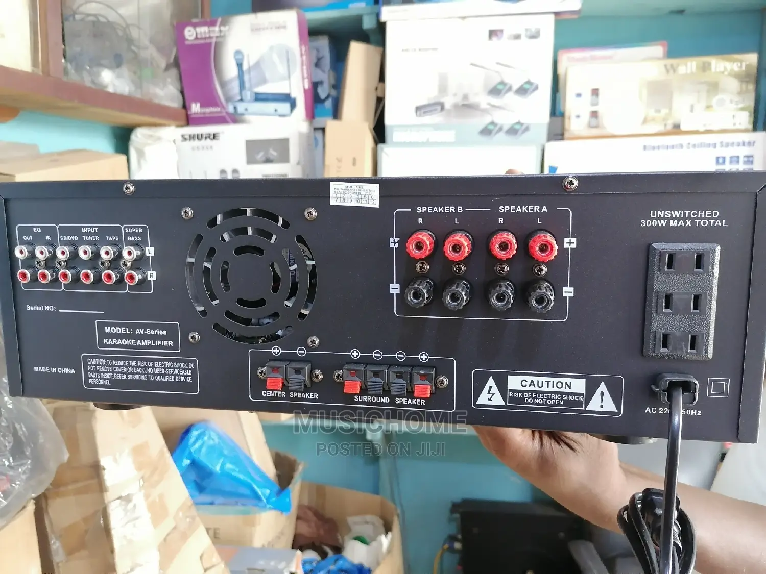 600W Bluetooth Amplifier For Ceiling And Wall Speakers