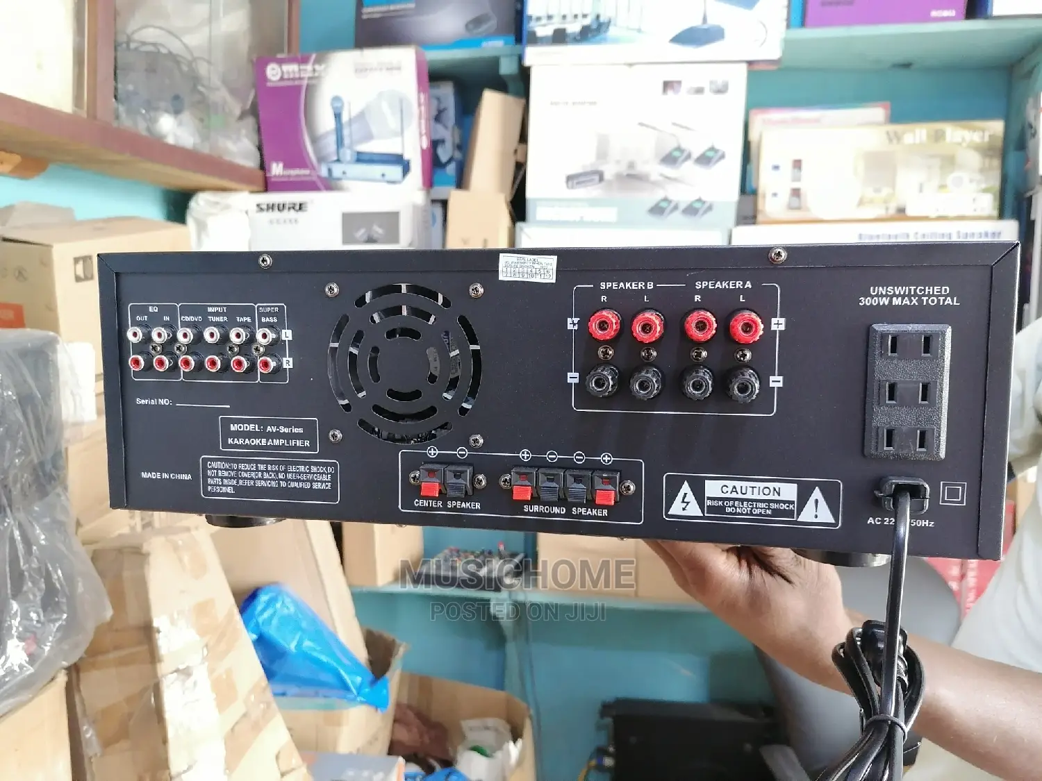 600W Bluetooth Amplifier For Ceiling And Wall Speakers