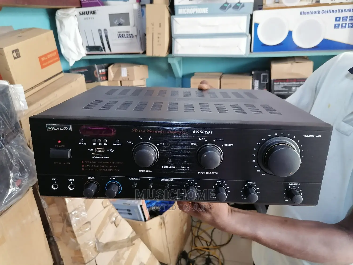 600W Bluetooth Amplifier For Ceiling And Wall Speakers