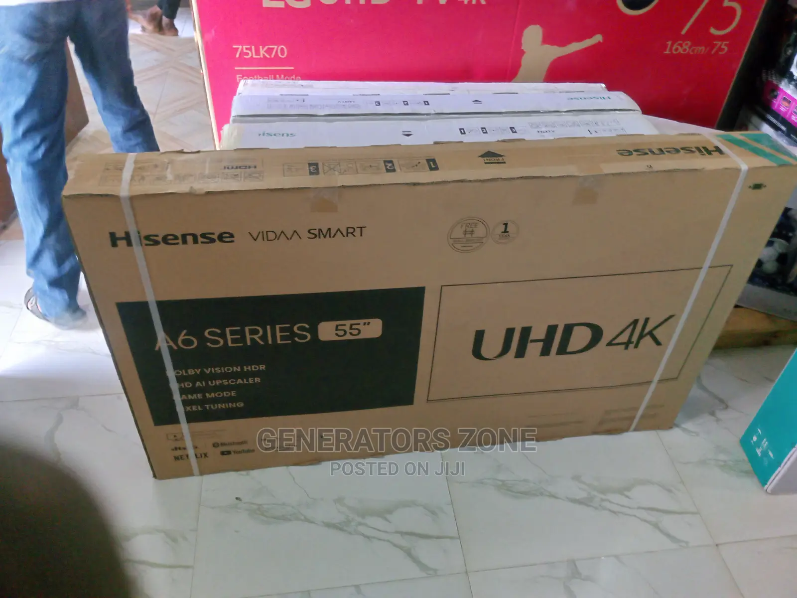 Hisense 55A6H Uhd Tv+Browser+Appstore (Smart Tv)-55''