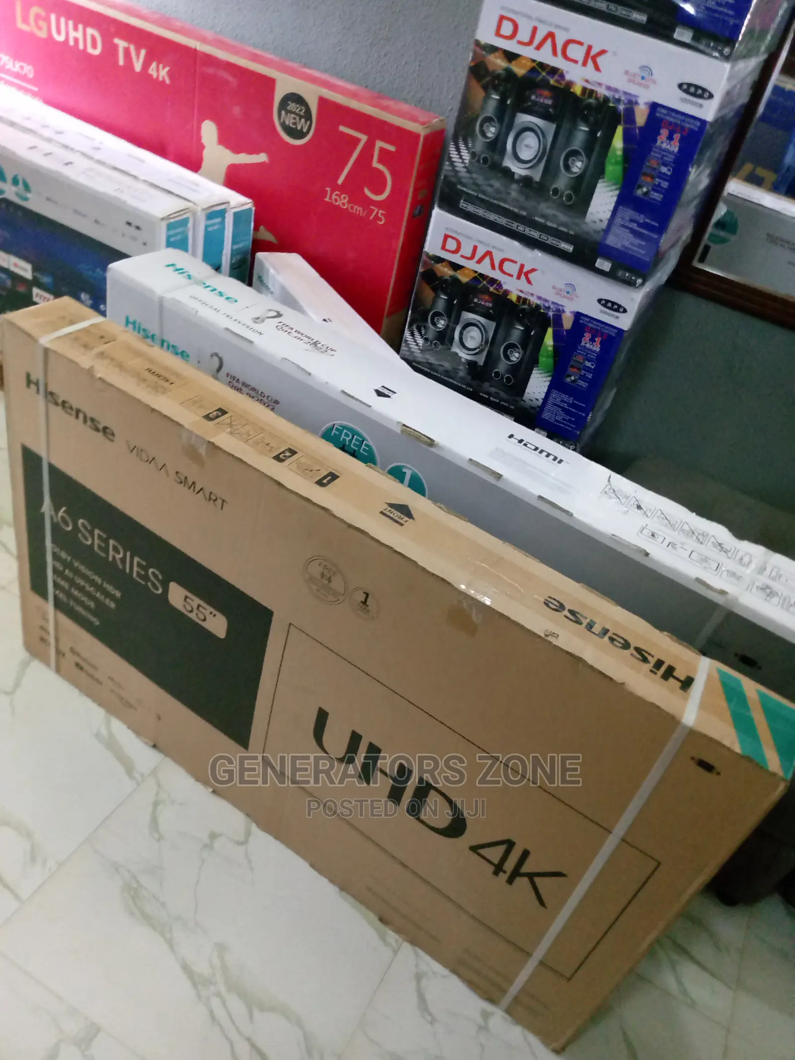 55a6h-Series-Hisense 55" Smart Uhd Tv+Netflix+Youtube,USB