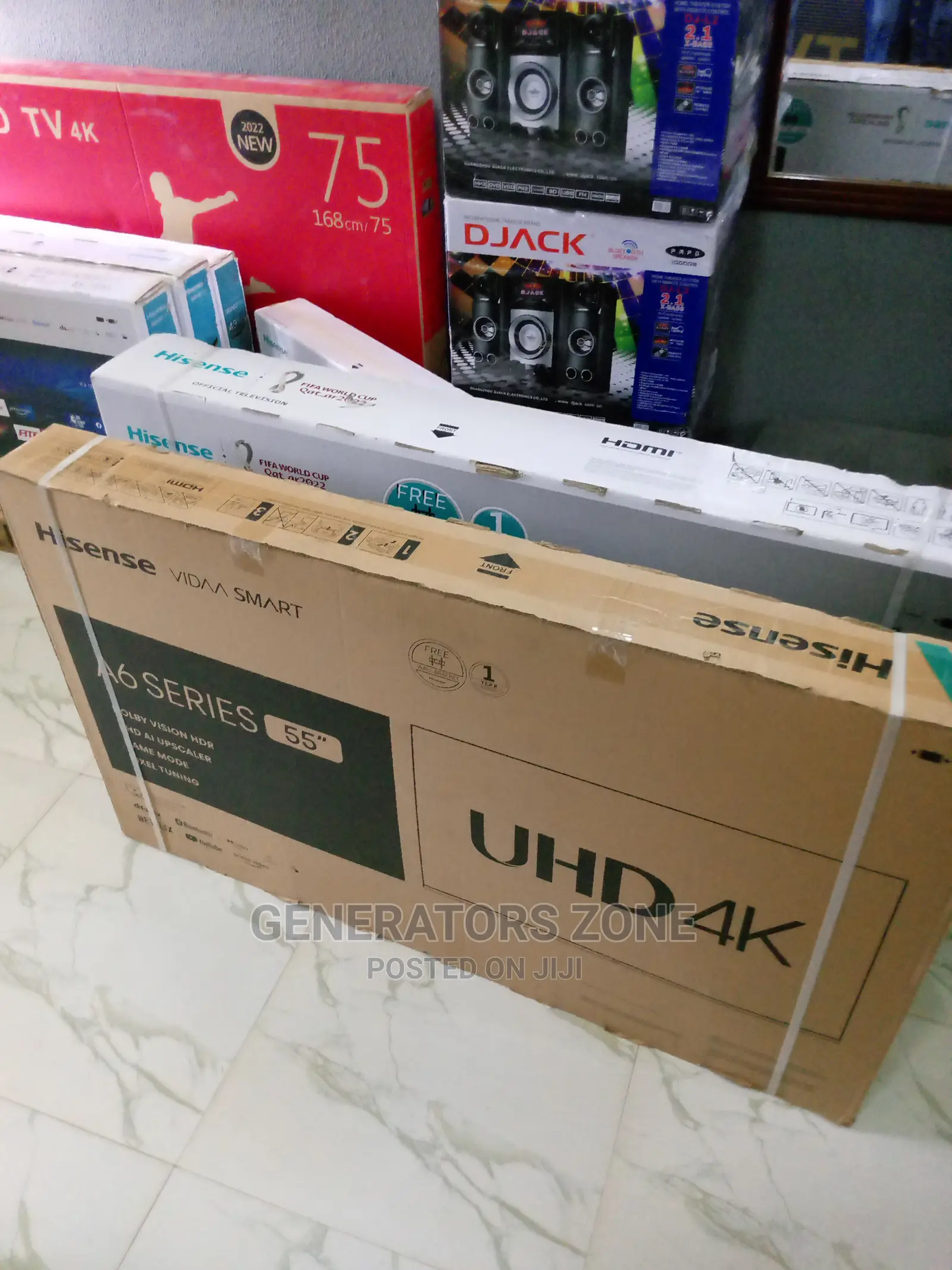 Hisense UHD 55A6H 55'' Smart TV Featuring Dolby Vision+HDMI