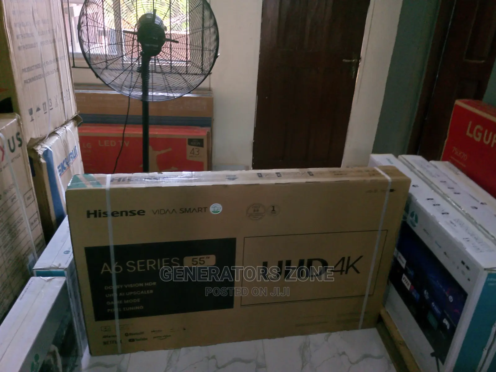 Hisense 55" 55A6H Series Smart Uhd Tv+BROWSER+Youtube+USB