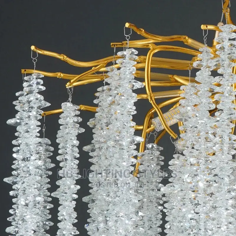 Nordic Crystal Tassel Chandelier Luxury Ceiling Chandelier