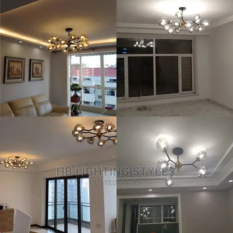 Modern Glass Ball Chandeliers