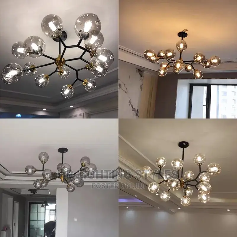 Modern Glass Ball Chandeliers