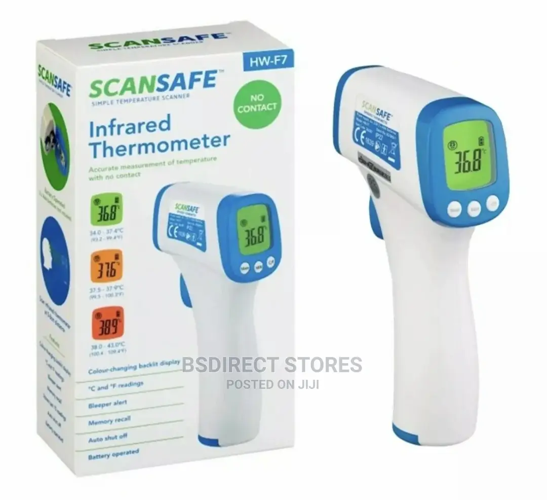 SCANSAFE Infrared No Contact Forehead Digital Thermometer