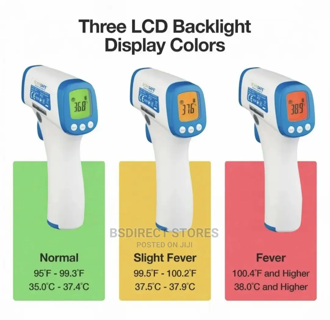 SCANSAFE Infrared No Contact Forehead Digital Thermometer