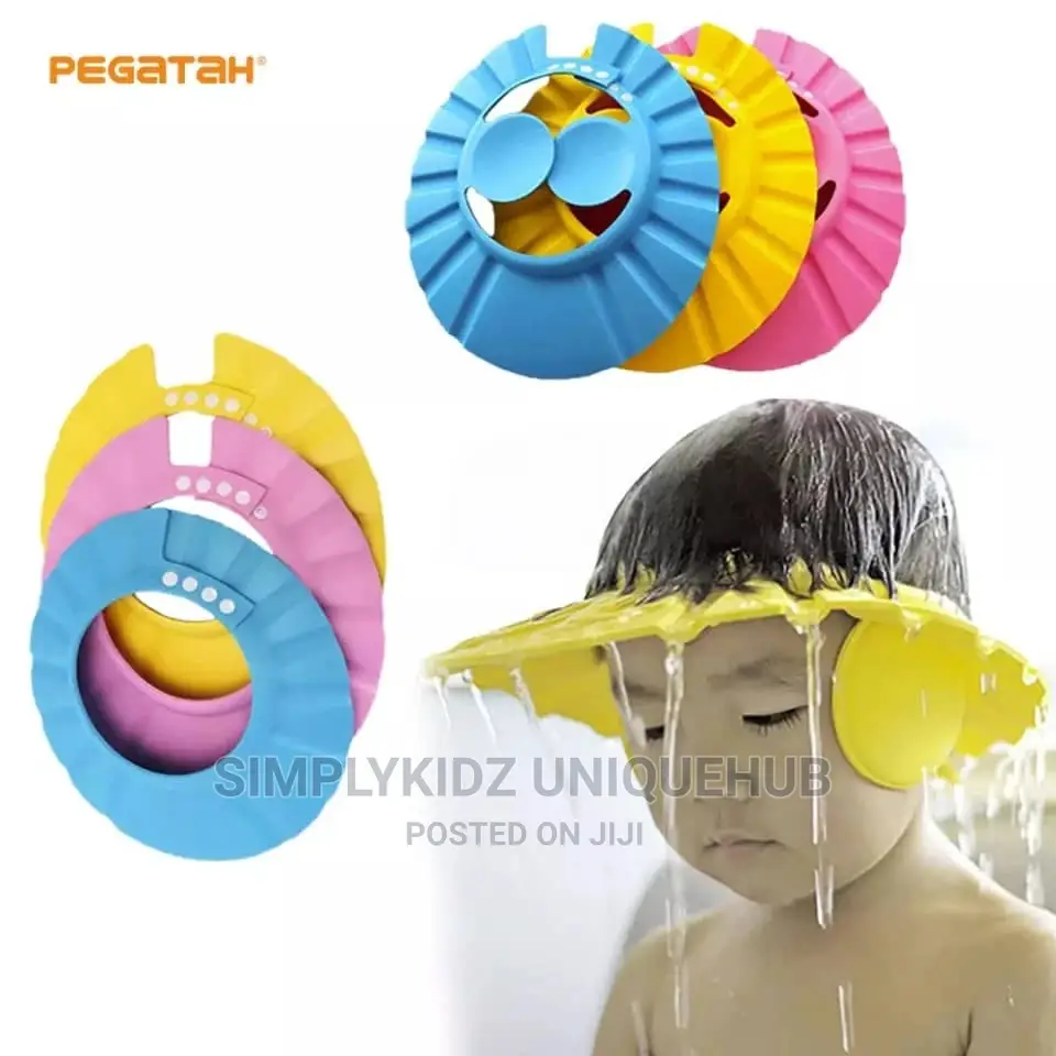 Baby Adjustable Shampoo Shower Bathing Protect Bath Cap