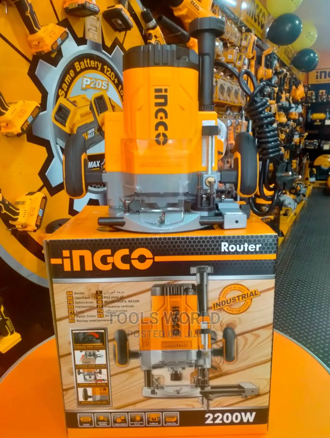 Industrial Electric Router 2200W RT22008