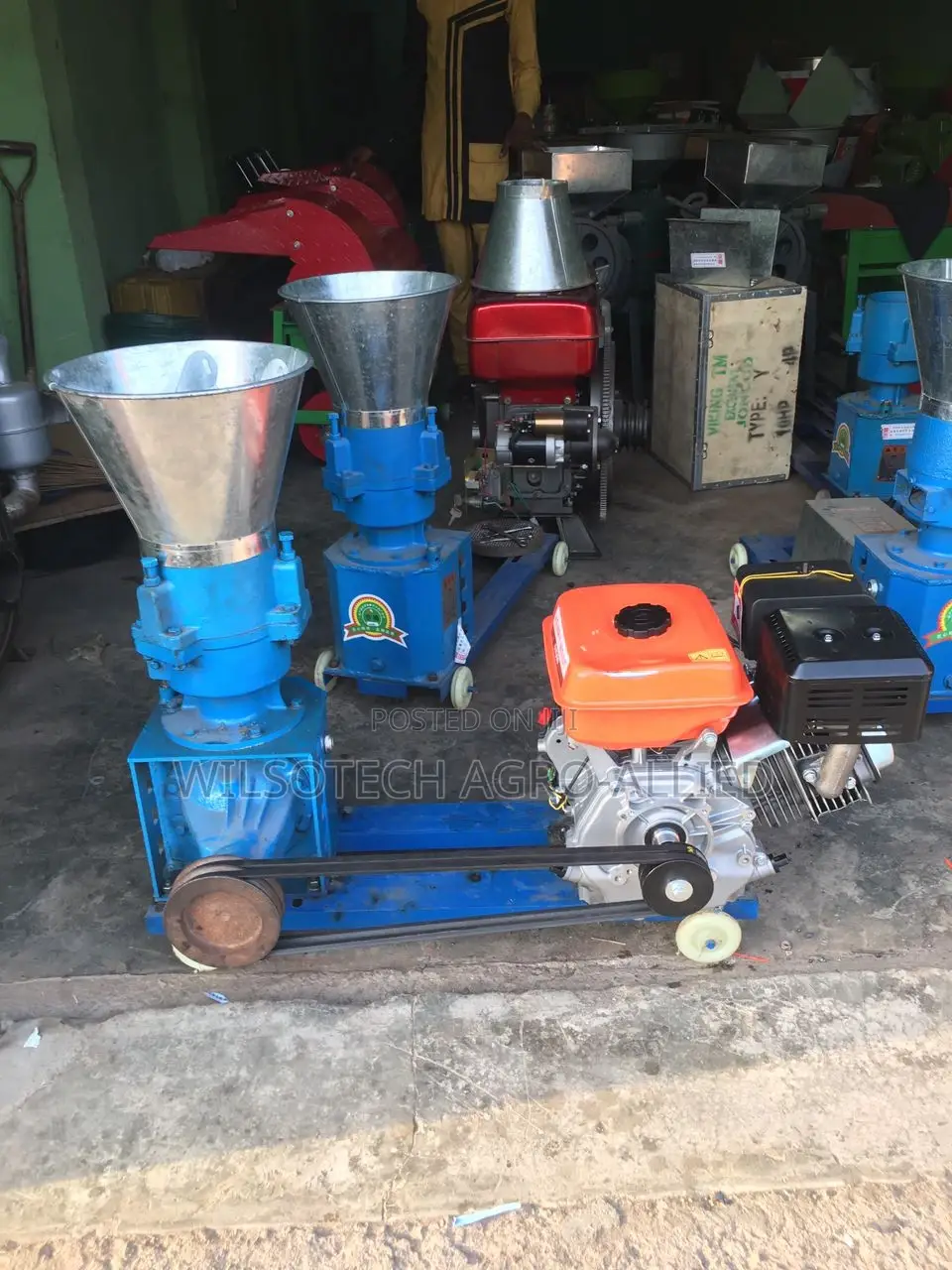 200kg/Hr Gasoline Engine Powered Pelletizer (New Stock)