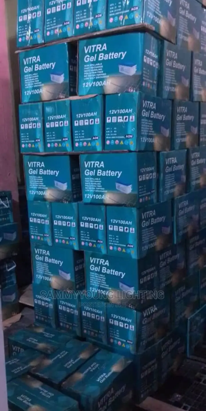 Vitra Gel Solar Battery 12v 100ah