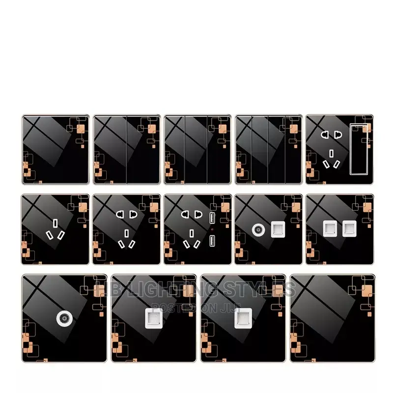 Tempered Screen Switches And Sockets