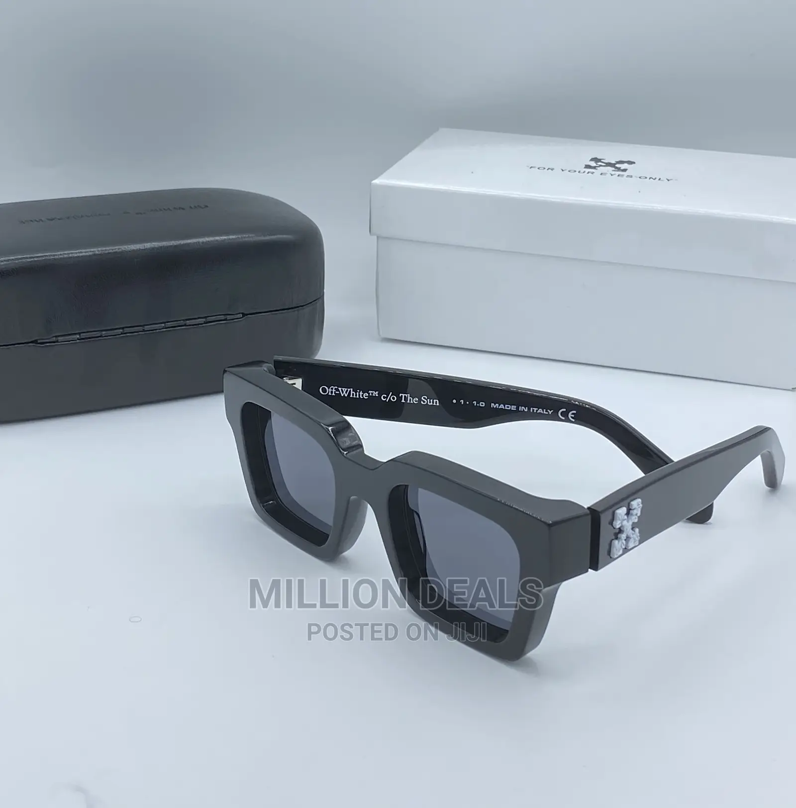 Classic Black Square Luxe Men’S Sunglasses