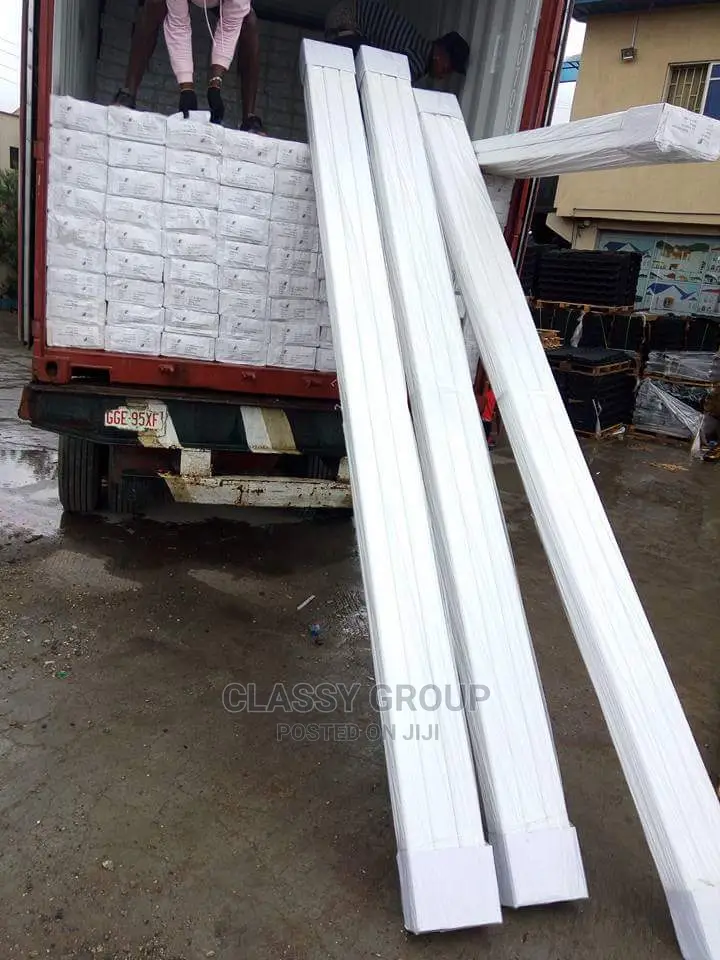 White PVC Rain Water Collector Roof Gutters
